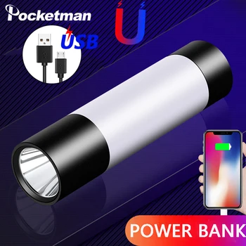 New Mini Flashlight LED Strong Light Flashlamp USB Rechargeable Torch Outdoor Portable Strong Magnetic Work Lighting Tent Lamp
New Mini Flashlight LED Strong Light Flashlamp USB Rechargeable Torch Outdoor Portable Strong Magnetic Work Lighting Tent Lamp