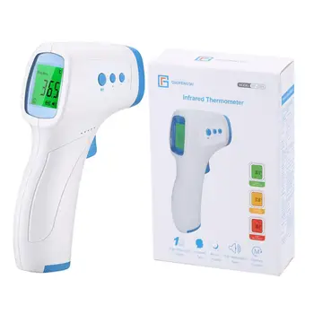 Fever Digital IR Thermometer Non-contact Infrared Forehead Thermometer Temperature Gun Fever Measuring Tools thermal sensor
Fever Digital IR Thermometer Non-contact Infrared Forehead Thermometer Temperature Gun Fever Measuring Tools thermal sensor