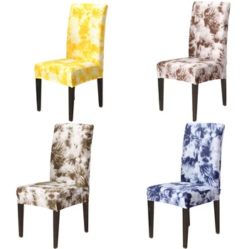 Tie Dye Dining Room Chair Covers Elastic Stretch Chair Cover Furniture Protector European Style Chair Slipcovers For Home 
Tie Dye Dining Room Chair Covers Elastic Stretch Chair Cover Furniture Protector European Style Chair Slipcovers For Home