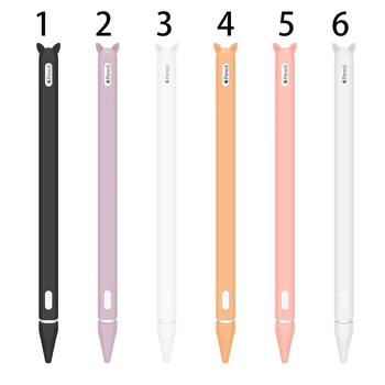 Cute Cat Ear Silicone Protective Pouch Cap Holder Nib Cover Protective case Skin For Apple Pencil 2 for iPad Pencil
Cute Cat Ear Silicone Protective Pouch Cap Holder Nib Cover Protective case Skin For Apple Pencil 2 for iPad Pencil
