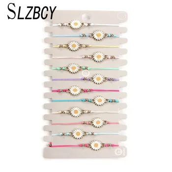 2020 New Design Women Adjustable Small Daisy Braided Bracelet Sun Flower Girls Hand Woven Rope Bracelet Jewelry Gift 12pcs/lot
2020 New Design Women Adjustable Small Daisy Braided Bracelet Sun Flower Girls Hand Woven Rope Bracelet Jewelry Gift 12pcs/lot