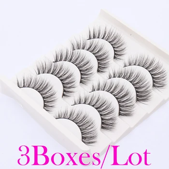15 Pairs 3D Mink Eyelashes Natural Long Makeup 3D Mink Lashes Thick Messy Fluffy Reusable False Eyelash Extensions
15 Pairs 3D Mink Eyelashes Natural Long Makeup 3D Mink Lashes Thick Messy Fluffy Reusable False Eyelash Extensions