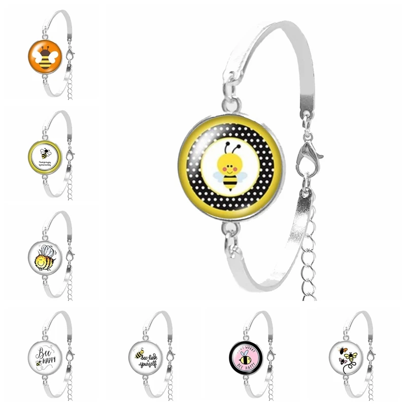 2019 New Hot Ladybug Peacock Eagle Turtle Bee Animal Pattern Ladies Bracelet Cute Series Glass Convex Ladies Bracelet Gift Chain
2019 New Hot Ladybug Peacock Eagle Turtle Bee Animal Pattern Ladies Bracelet Cute Series Glass Convex Ladies Bracelet Gift Chain