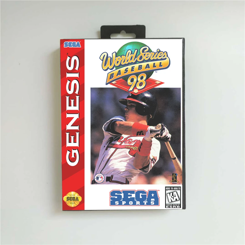World Series Baseball 98 - USA Cover With Retail Box 16 Bit MD Game Card for Sega Megadrive Genesis Video Game Console
World Series Baseball 98 - USA Cover With Retail Box 16 Bit MD Game Card for Sega Megadrive Genesis Video Game Console