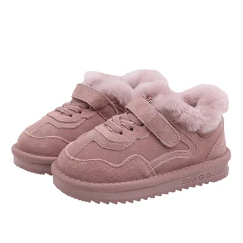2019 Children Winter Snow Boots Genuine Leather Little Girls Pink Ankle Boots Wool Little Boys Fur Boots Kid Suede Leather Shoes
2019 Children Winter Snow Boots Genuine Leather Little Girls Pink Ankle Boots Wool Little Boys Fur Boots Kid Suede Leather Shoes