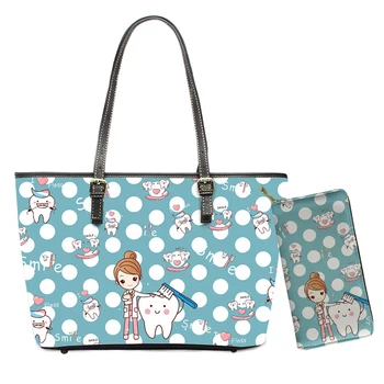 Kawaii Nursing Bags for Women Fairy Dentist Dot Design Brand Shoulder Bag Female 2pcs/set Waterproof Travel Handbags 
Kawaii Nursing Bags for Women Fairy Dentist Dot Design Brand Shoulder Bag Female 2pcs/set Waterproof Travel Handbags