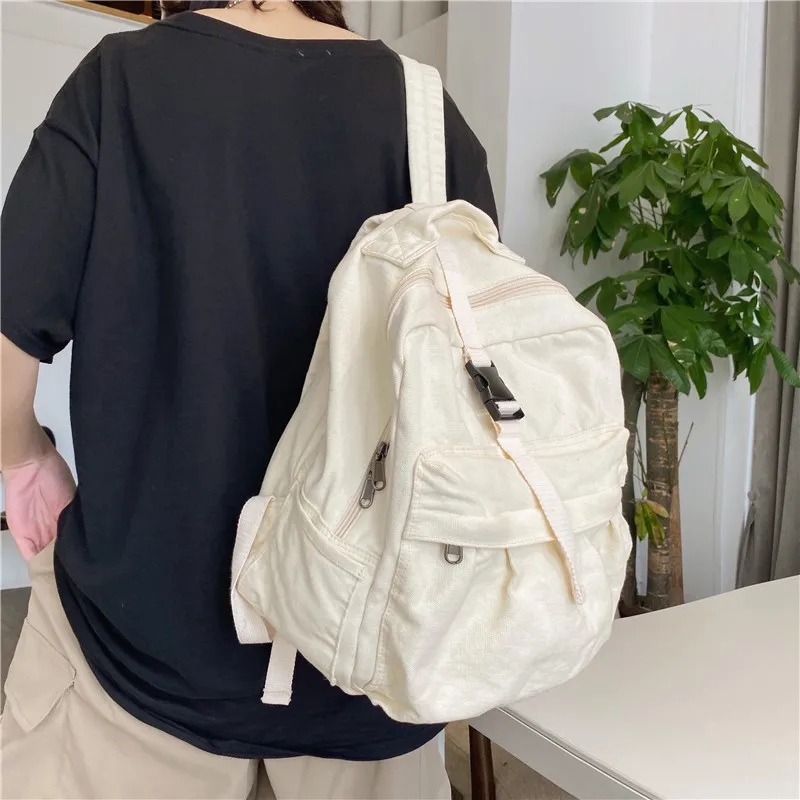 Casual Canvas Shoulder Bag Women Backpack Large capacity School Bags For Teenagers Girls Top-handle Book bag Daypack mochila
Casual Canvas Shoulder Bag Women Backpack Large capacity School Bags For Teenagers Girls Top-handle Book bag Daypack mochila