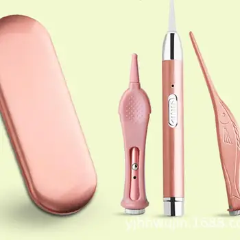 LED Flash Light Child Ear Cleaner Spoon earwax tweezers luminous ear pick visual Ear Picker Portable rechargeable Earpick Set
LED Flash Light Child Ear Cleaner Spoon earwax tweezers luminous ear pick visual Ear Picker Portable rechargeable Earpick Set