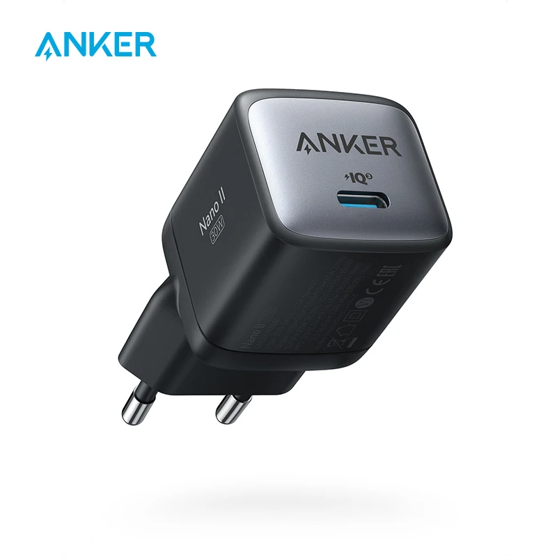 Зарядное устройство USB C адаптер быстрой зарядки Anker Nano II 30 Вт компактное зарядное
