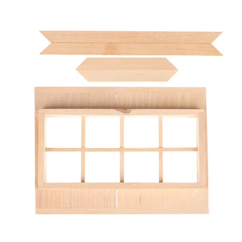 1:12 Dollhouse Miniature Mini Wood 8-pane Window Model Accessories Doll House Furniture Toys
1:12 Dollhouse Miniature Mini Wood 8-pane Window Model Accessories Doll House Furniture Toys