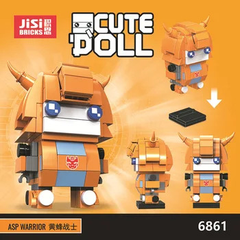 Deformation ASP Warriors Building Blocks DIY Primed Yellow Bee Sonic Action Figure Headz Brick For Children Gifts 6861
Deformation ASP Warriors Building Blocks DIY Primed Yellow Bee Sonic Action Figure Headz Brick For Children Gifts 6861