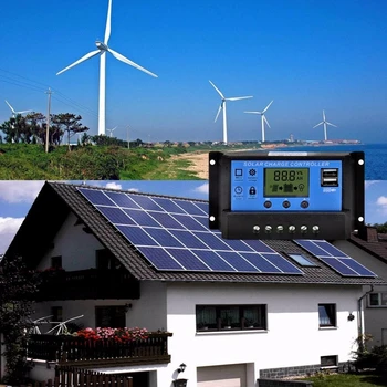 Solar Controllers 30A LCD MPPT Solar Panel Battery Regulator Charge Controller Dual USB 12/24V
Solar Controllers 30A LCD MPPT Solar Panel Battery Regulator Charge Controller Dual USB 12/24V