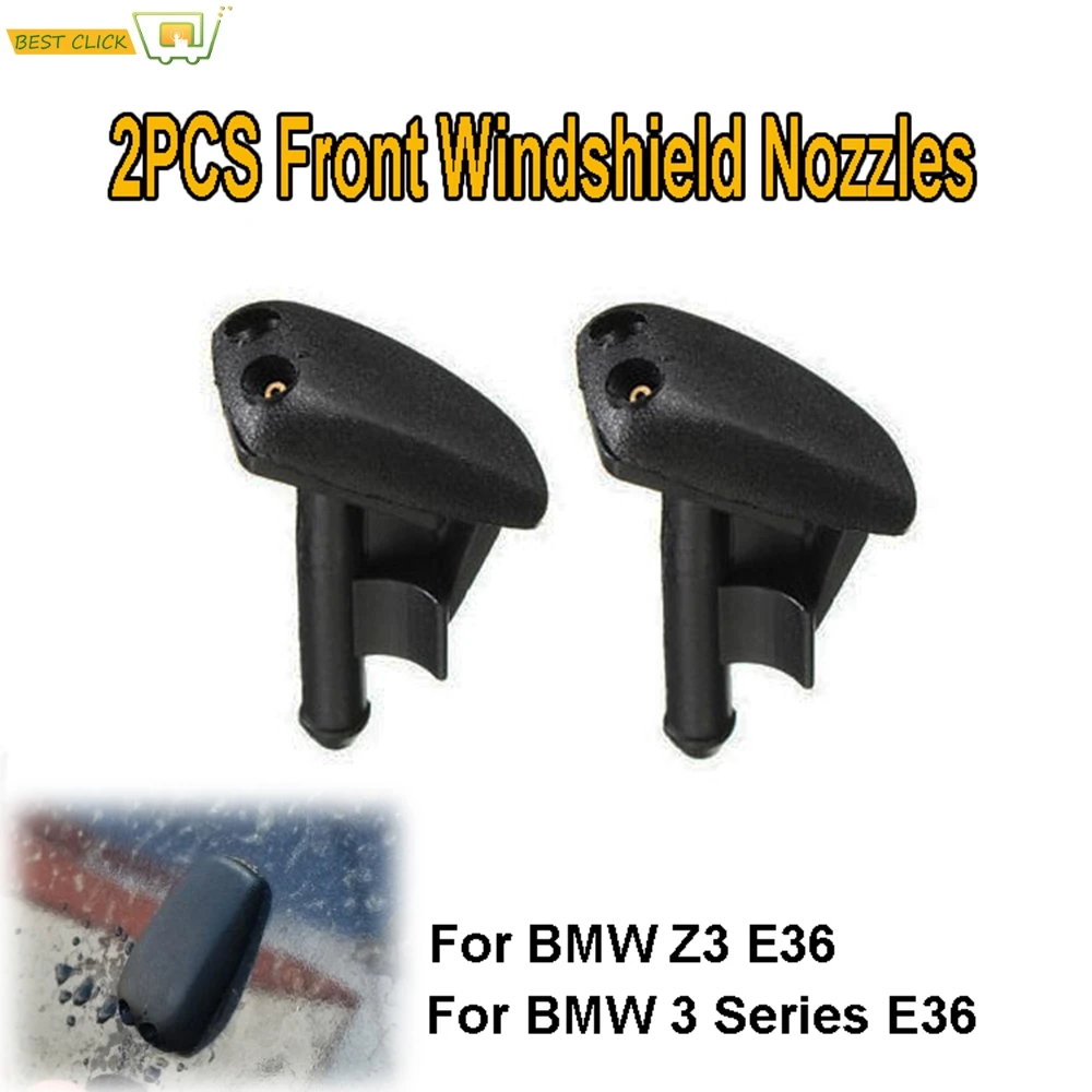 2PCS Front Windshield Wiper Washer Jet Nozzle For BMW 3 Series Z3 M3 E36 1991 1992 1993 1994 1995 1996 1997 1998 1999 2000
2PCS Front Windshield Wiper Washer Jet Nozzle For BMW 3 Series Z3 M3 E36 1991 1992 1993 1994 1995 1996 1997 1998 1999 2000