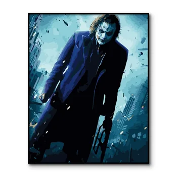 Joker DIY Oil Painting by Numbers Canvas Picture Coloring Paint Joker acrylic painting calligraphy by number wall decor
Joker DIY Oil Painting by Numbers Canvas Picture Coloring Paint Joker acrylic painting calligraphy by number wall decor