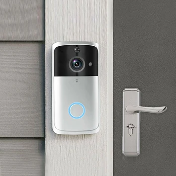 Wireless Smart Video Doorbell Ring Intercom Home Alarm WiFi Phone Remote Wireless Smart Home IP Door Bell Camera
Wireless Smart Video Doorbell Ring Intercom Home Alarm WiFi Phone Remote Wireless Smart Home IP Door Bell Camera