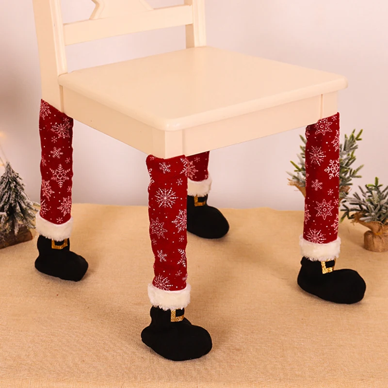 4pc/set Table Leg Chair Foot Covers Santa Claus Chair Covers Decoration Navidad Christmas Table Decor New Year Party Supplies
4pc/set Table Leg Chair Foot Covers Santa Claus Chair Covers Decoration Navidad Christmas Table Decor New Year Party Supplies