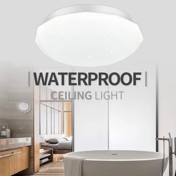 LED Ceiling Light 12W Modern Round Diamond A1 Wave Point Ceiling Lamp Lighting Fixture Surface Mount Living Room Home