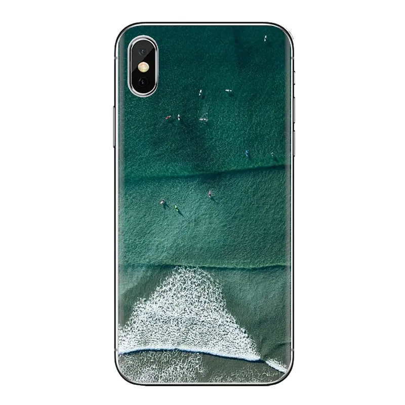 Прозрачные мягкие чехлы для iPod Touch Apple iPhone 11 Pro 4 4S 5 5S SE 5C 6 6S 7 8 X XR XS Plus Max Learn to Surf