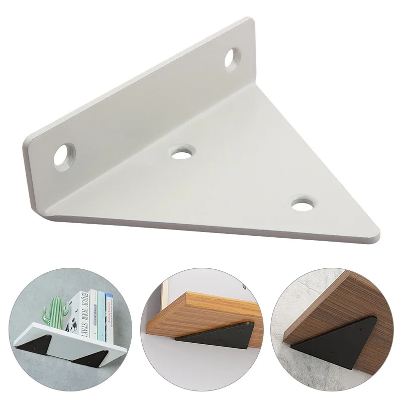 

2PCS Invisible Bracket Bracket Wall Shelf One-word Partition Support Frame Fixed Triangle Right-angle Load-bearing Rack Shelf