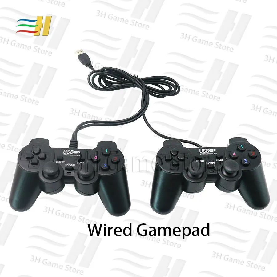 

USB Wired gamepad Wireless gamepad 2 player joypad For Pandora box 9d arcade version family version and console bartop 3P 4P