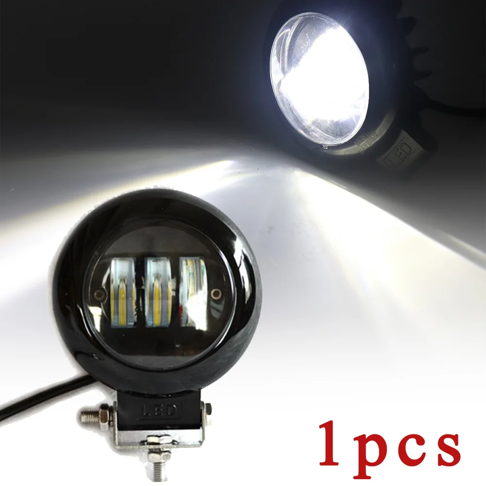 1pc/2pcs DC 9V-32V 30W Car LED Work Light Round Top Spotlight Motor Truck ATV Off-Road White Working Driving Light Lamp
1pc/2pcs DC 9V-32V 30W Car LED Work Light Round Top Spotlight Motor Truck ATV Off-Road White Working Driving Light Lamp
