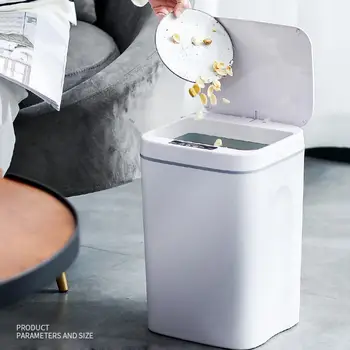 Creativity Intelligent Garbage Bin With Cover Fully One-key Open Automatic Sensing Trash Can For Home Office Kitchen
Creativity Intelligent Garbage Bin With Cover Fully One-key Open Automatic Sensing Trash Can For Home Office Kitchen