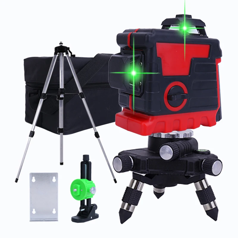 Laser level 12 Lines 3D Level Self-Leveling 360 Horizontal And Vertical Cross Super Powerful Green Laser Beam Line Red Green
Laser level 12 Lines 3D Level Self-Leveling 360 Horizontal And Vertical Cross Super Powerful Green Laser Beam Line Red Green