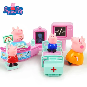 Peppa Pig Classmate Hospital Set Toy Movable Doll Peppa Pig Family And Friends Model Children Christmas Holiday Toy Gift 
Peppa Pig Classmate Hospital Set Toy Movable Doll Peppa Pig Family And Friends Model Children Christmas Holiday Toy Gift
