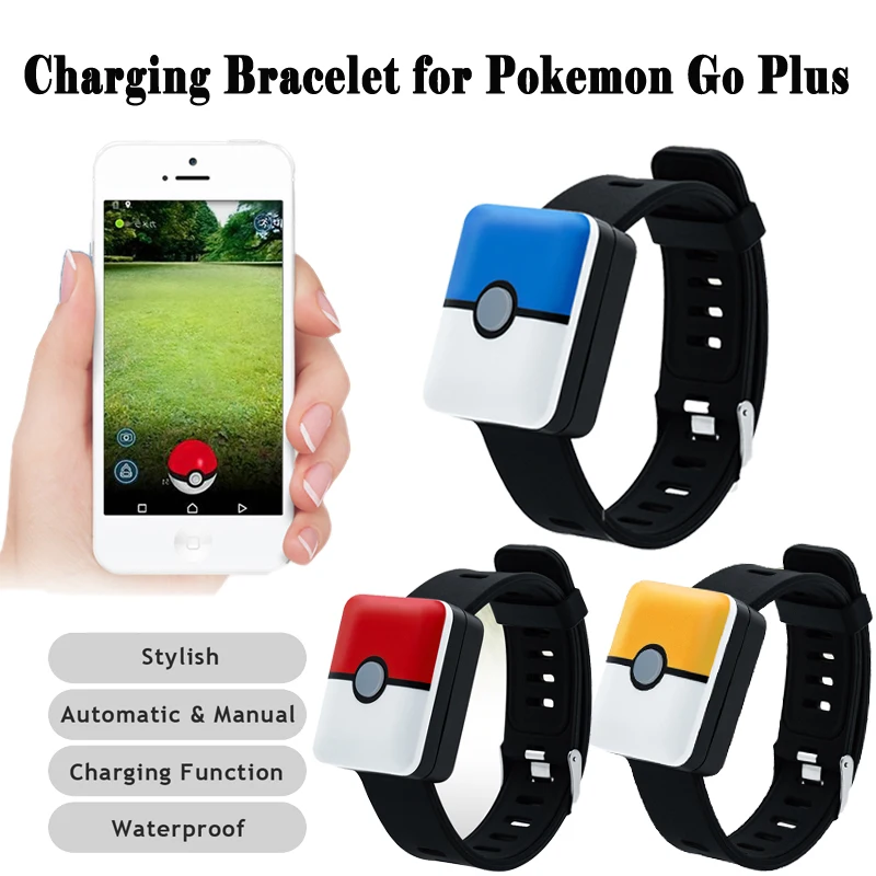 Браслет с автоматическим захватом для Pokemon Go Plus игровой совместимый Bluetooth