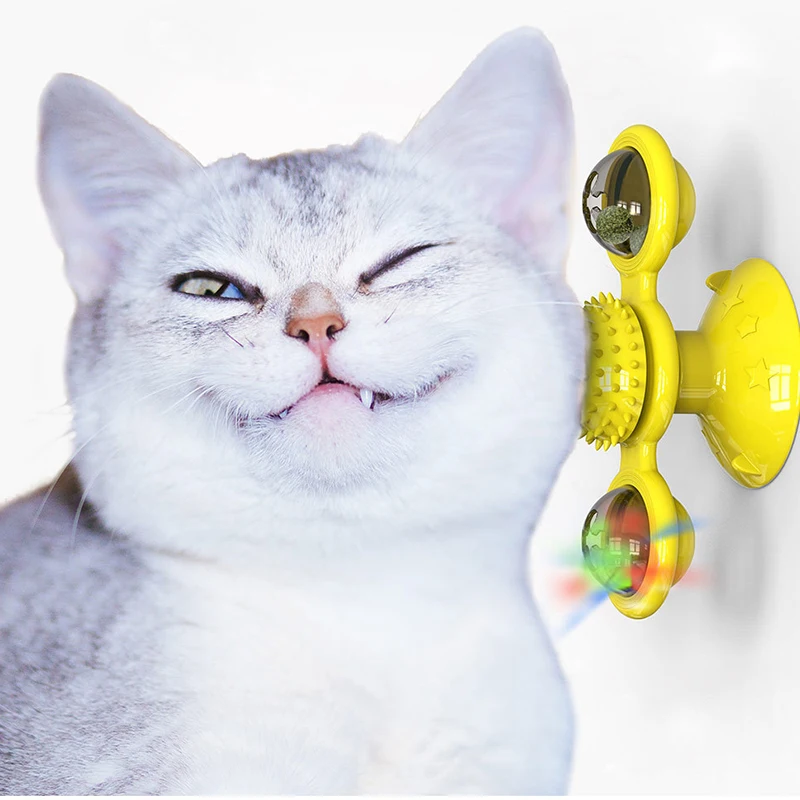 Cat Windmill Toy Massage Rotatable Cat Toys With Catnip Funny Pet Teeth Cleaning Pet Interactive Toy Small Dog Massage Brush
Cat Windmill Toy Massage Rotatable Cat Toys With Catnip Funny Pet Teeth Cleaning Pet Interactive Toy Small Dog Massage Brush