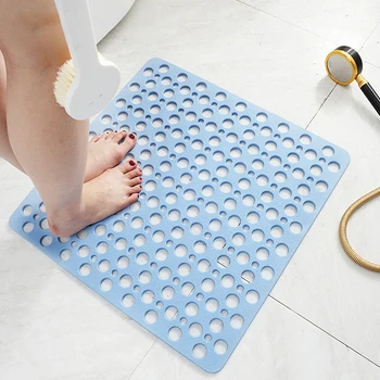 Creative Shower Bath Mat On The Floor Bathroom Mat Anti Slip Hollow Pad With Suction Cup Eco-friendly Bathroom Accessories
Creative Shower Bath Mat On The Floor Bathroom Mat Anti Slip Hollow Pad With Suction Cup Eco-friendly Bathroom Accessories