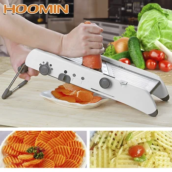 HOOMIN Stainless Steel Manual Vegetable Cutter Potato Tomato Shredder Multifunction Professional Grater Shred and Slice Machine
HOOMIN Stainless Steel Manual Vegetable Cutter Potato Tomato Shredder Multifunction Professional Grater Shred and Slice Machine