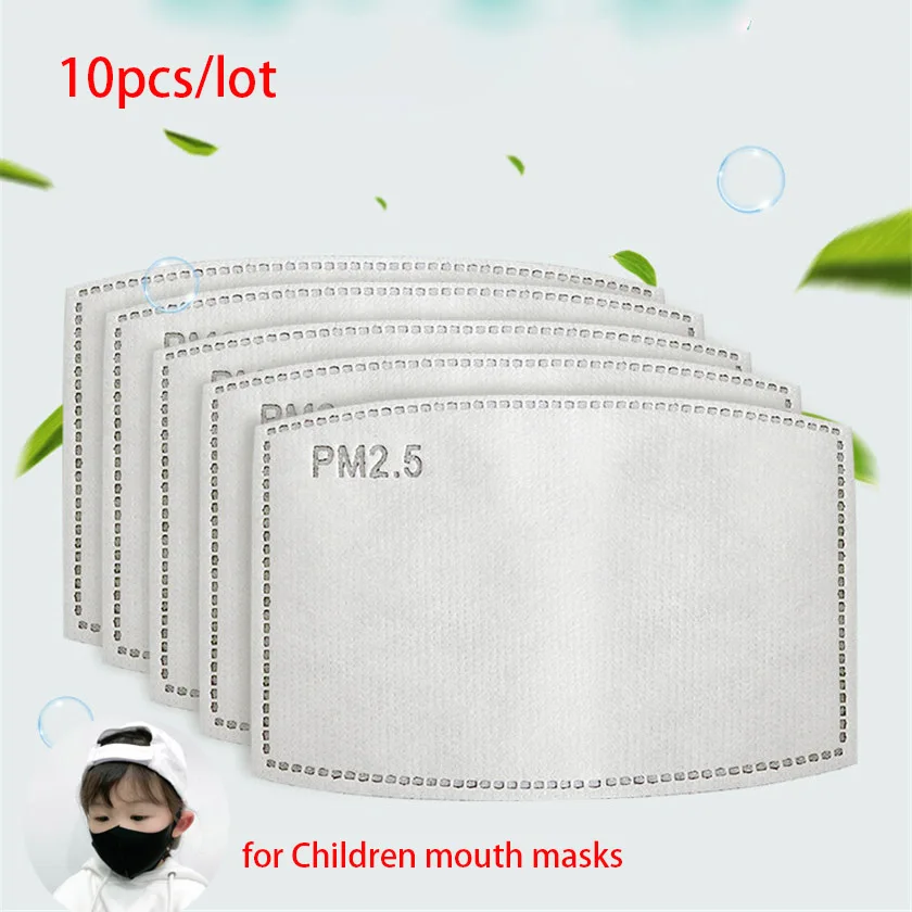 10Pcs/Set PM2.5 Anti Haze Mouth Mask Replaceable Filter-slice 5 Layers Non-woven Child Kids Activated Carbon Filter
10Pcs/Set PM2.5 Anti Haze Mouth Mask Replaceable Filter-slice 5 Layers Non-woven Child Kids Activated Carbon Filter