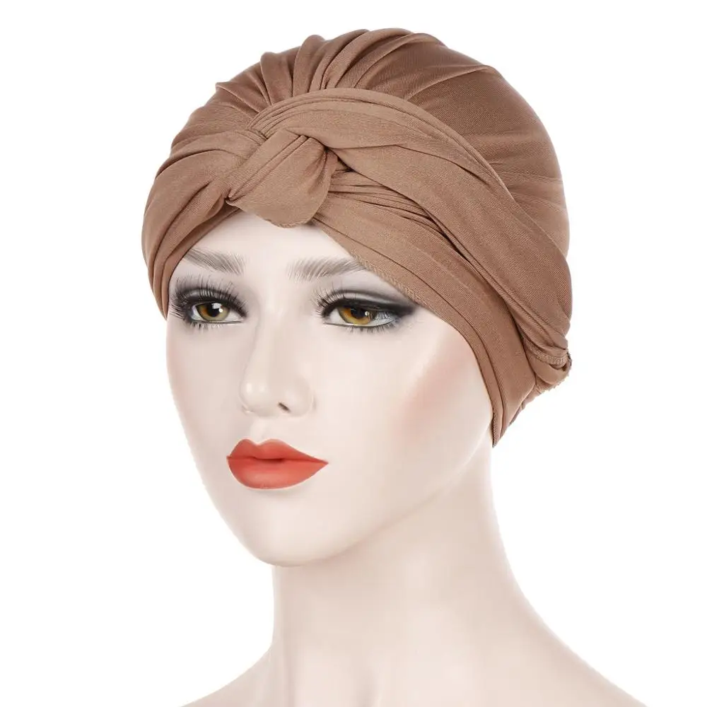 Muslim Fashion Stretch Twist Turban Hat For Women Cotton Turbante Indian Cap Islamic Hijab Bonnet Femme Musulman Head Wraps
Muslim Fashion Stretch Twist Turban Hat For Women Cotton Turbante Indian Cap Islamic Hijab Bonnet Femme Musulman Head Wraps