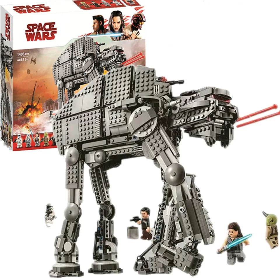 Star Wars Series First Order Heavy Assault Walker Building Blocks with Figures Compatible 75189 Starwars DIY Bricks Toys
Star Wars Series First Order Heavy Assault Walker Building Blocks with Figures Compatible 75189 Starwars DIY Bricks Toys