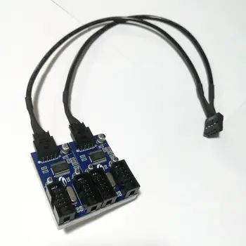 Motherboard USB 2.0 4-port 9Pin 1 to 4 Header Male Splitter Extension PCB Chipset PC Case Internal Enhanced Extender 30cm
Motherboard USB 2.0 4-port 9Pin 1 to 4 Header Male Splitter Extension PCB Chipset PC Case Internal Enhanced Extender 30cm