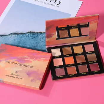 12 colour geometry Nude Glitter Eyeshadow Matte Shimmer Palette Lasting Waterproof Mineral Eye Shadow Makeup Cosmetic
12 colour geometry Nude Glitter Eyeshadow Matte Shimmer Palette Lasting Waterproof Mineral Eye Shadow Makeup Cosmetic