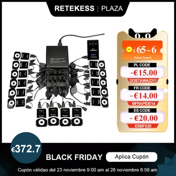 RETEKESS T130 Wireless Tour Guide System 16Port Charger Base+Transmitter+15Receiver For Factory Training Business Meeting Museum 
RETEKESS T130 Wireless Tour Guide System 16Port Charger Base+Transmitter+15Receiver For Factory Training Business Meeting Museum