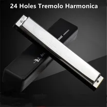 24 Holes Tremolo Harmonica 48 Tones Key Of C For Beginner Gift 7.08" X 1.18" X 0.98" Harmonica With Box Silver Swan Harmonica
24 Holes Tremolo Harmonica 48 Tones Key Of C For Beginner Gift 7.08" X 1.18" X 0.98" Harmonica With Box Silver Swan Harmonica
