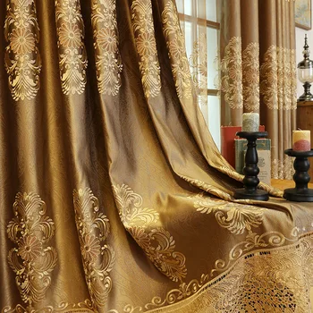 European Style Luxury Villa High Precision Embroidered Coffee Color Curtains for Living Dining Room Bedroom
European Style Luxury Villa High Precision Embroidered Coffee Color Curtains for Living Dining Room Bedroom