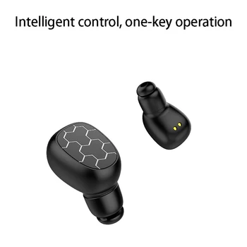 Mini Bluetooth 5.0 Earphone Multi-Function One-Button Design Wireless Heaphone Sports Earbuds with Charging Box
Mini Bluetooth 5.0 Earphone Multi-Function One-Button Design Wireless Heaphone Sports Earbuds with Charging Box