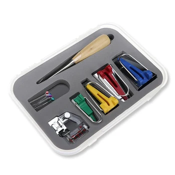 Machine Tools Binding Sew Multifunction Sewing Bias Tape Maker Set DIY Patchwork Quilting Tool ,Sewing Machine Accessories TB
Machine Tools Binding Sew Multifunction Sewing Bias Tape Maker Set DIY Patchwork Quilting Tool ,Sewing Machine Accessories TB