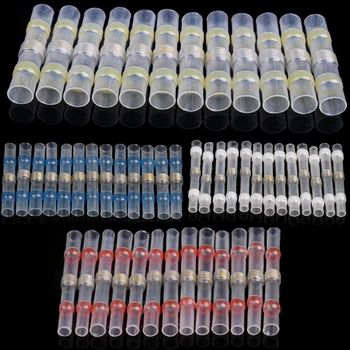 100PCS Waterproof Solder Seal Heat Shrink Butt Connectors Soldering Sleeve Wire Cable Splice Terminal Electrical Connector
100PCS Waterproof Solder Seal Heat Shrink Butt Connectors Soldering Sleeve Wire Cable Splice Terminal Electrical Connector