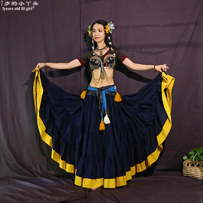 Tribal Belly Dance Skirts ATS Performance Cotton Flamenco Clothing Cotton Long Full Circel Skirt Gypsy Dance CWW04
Tribal Belly Dance Skirts ATS Performance Cotton Flamenco Clothing Cotton Long Full Circel Skirt Gypsy Dance CWW04