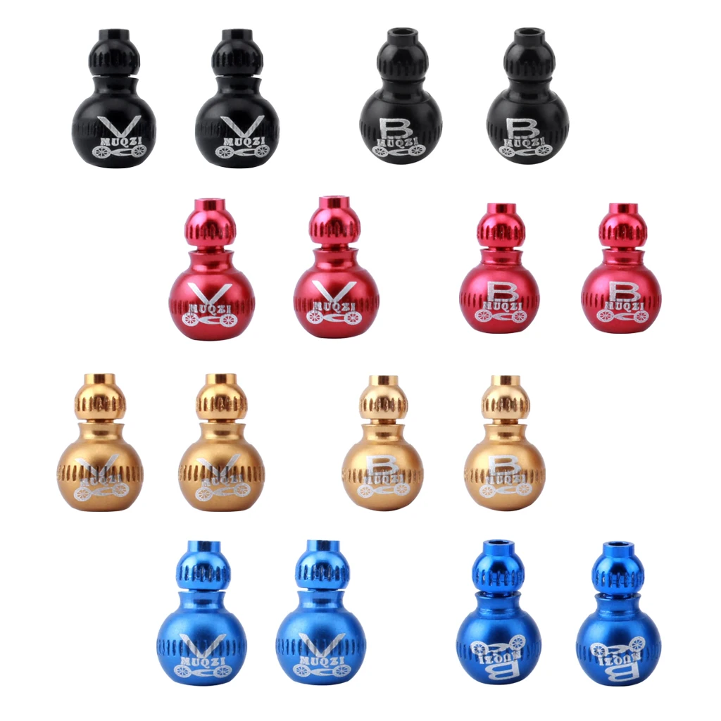 2Pcs Aluminum Alloy Bicycle Bike Brake Cable Cap End Shift Lines Hose Tips Crimps Dust Cover 2Pcs Aluminum Alloy Bicycle Bike Brake Cable Cap End Shift Lines Hose Tips Crimps Dust Cover
