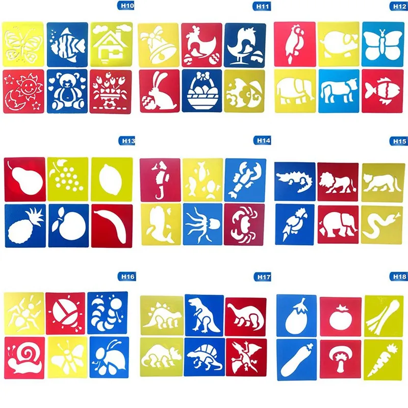 Christmas Children's Openwork Drawing Painting Stencil Templates for Kids Crafts - Washable Template for School
Christmas Children's Openwork Drawing Painting Stencil Templates for Kids Crafts - Washable Template for School