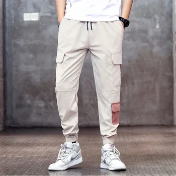 Men cargo pants 2020 new spring and autumn beige pockets cotton letter male ankle-length pants teenager boys sale hot n63 
Men cargo pants 2020 new spring and autumn beige pockets cotton letter male ankle-length pants teenager boys sale hot n63