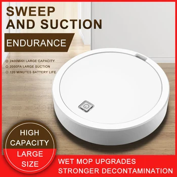 Automatic Vacuum Cleaner Robot Rechargeable Home Smart Robot Vacuum Cleaner Floor Sweeper Edge Clean Mops
Automatic Vacuum Cleaner Robot Rechargeable Home Smart Robot Vacuum Cleaner Floor Sweeper Edge Clean Mops