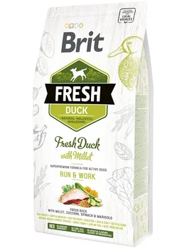 BRIT BRIT FRESH DUCK & MILLET ACTIVE RUN & WORK for active adult dogs of all breeds with a duck and millet
BRIT BRIT FRESH DUCK & MILLET ACTIVE RUN & WORK for active adult dogs of all breeds with a duck and millet