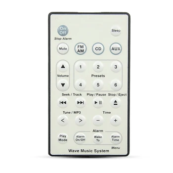 Used Details aboutNew Replacement Remote Control For Wave Radio/CD Music System AWRCC1 AWRCC2 AWRCC6 AWRCC5
Used Details aboutNew Replacement Remote Control For Wave Radio/CD Music System AWRCC1 AWRCC2 AWRCC6 AWRCC5